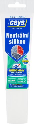 Silikon neutralny 125ml biały CEYS