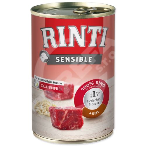 Konserwa RINTI Sensible wołowina + ryż 400 g