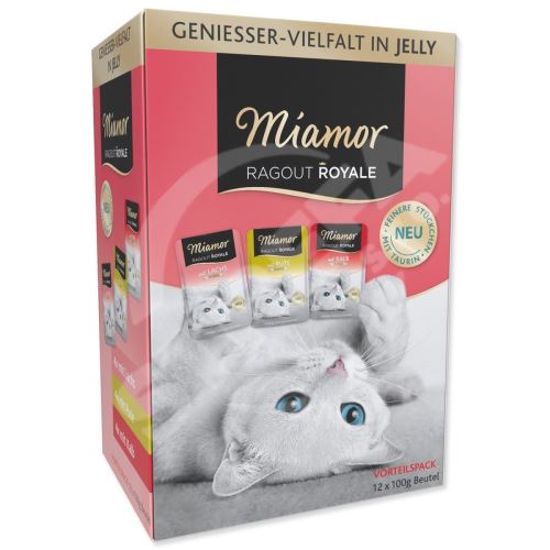 MIAMOR Ragout Royale indyk, łosoś, cielęcina w galarecie multipak 1200 g