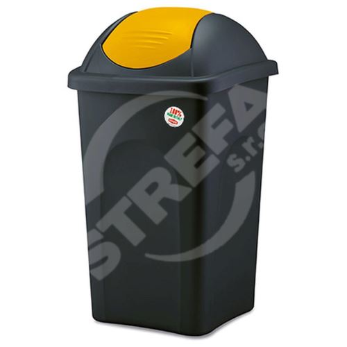 Dumpster MULTIPAT 60l, plastikowa żółta pokrywa