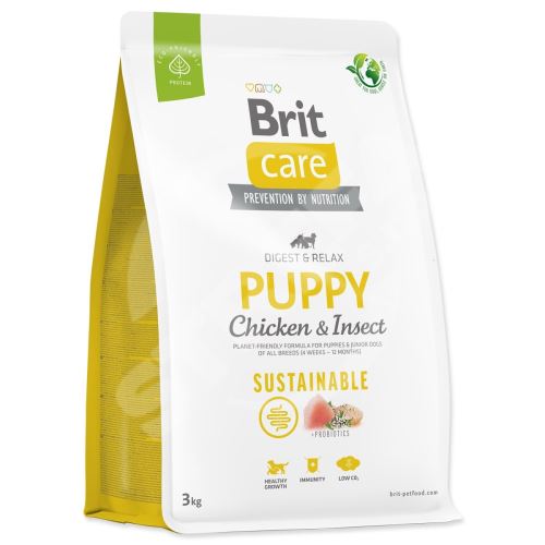 Brit Care Dog Sustainable Puppy Chicken & Insect 3kg