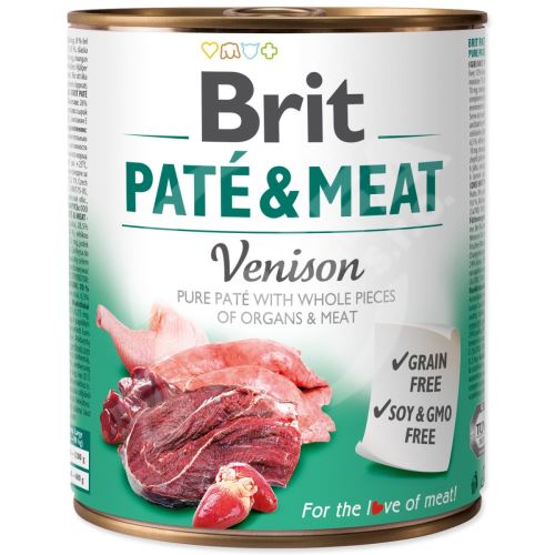 BRIT Paté & Meat Venison 800 g