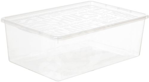 Plastikowe pudełko na buty z pokrywką 9,5l, 38,5x25,7x13,3cm