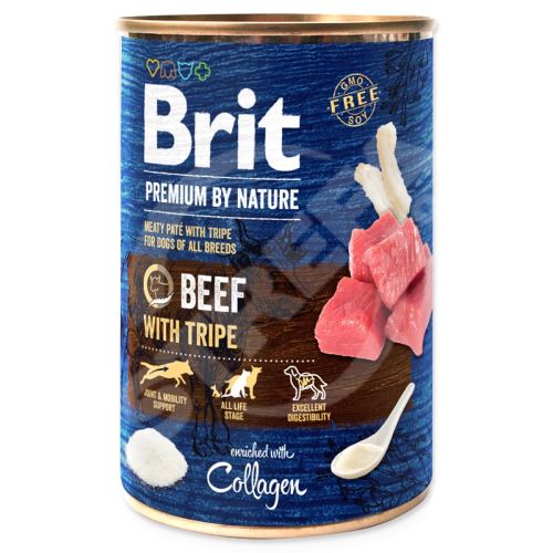 BRIT Premium by Nature Wołowina z Tryptykami 400 g