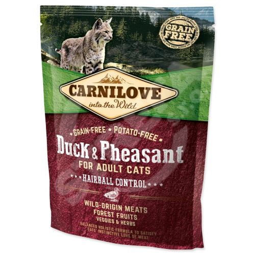 Carnilove Adult Cats Hairball Control Duck & Pheasant 0,4kg