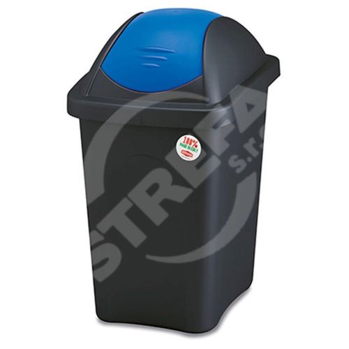 Dumpster MULTIPAT 30l, plastikowy, niebieska pokrywa