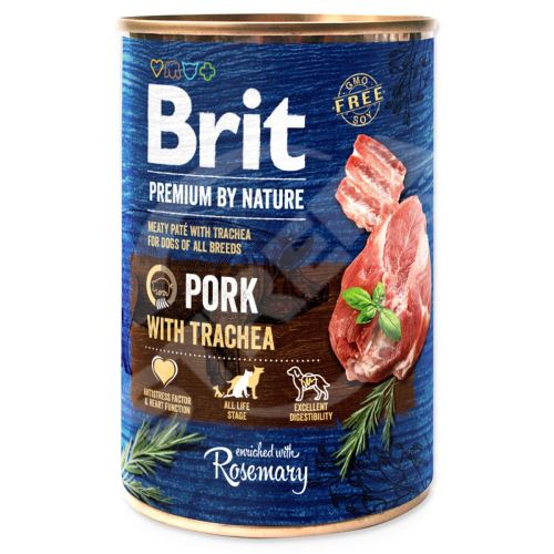 BRIT Premium by Nature Wieprzowina z tchawicą 400 g