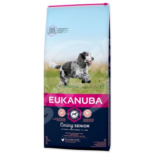 EUKANUBA Senior średniej rasy 15 kg