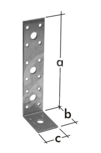 Kątownik łączący KL 3, 50x150x35 blacha ocynkowana / opakowanie 1 szt.