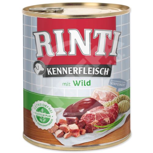 Dziczyzna w puszce RINTI Kennerfleisch 800 g