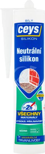 Silikon neutralny 280ml biały CEYS