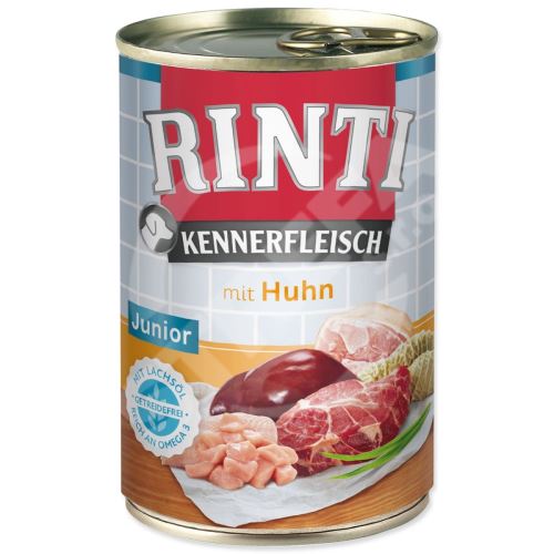 Konserwy RINTI Kennerfleisch Junior kurczak 400 g