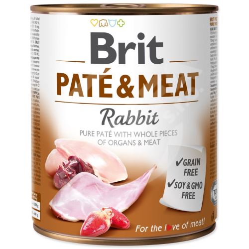 BRIT Paté & Meat Rabbit 800 g