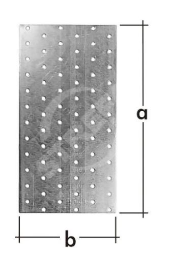 Płyta perforowana PP 21 DMX 120x300 ocynkowana arkusz / opakowanie 1 szt.