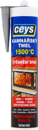 Uszczelniacz do pieców 310ml czarny (+1500°C) CEYS