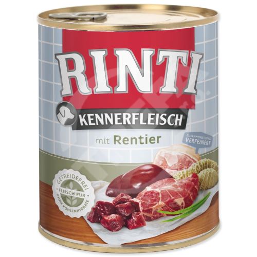 Konserwa RINTI Kennerfleisch renifer 800 g