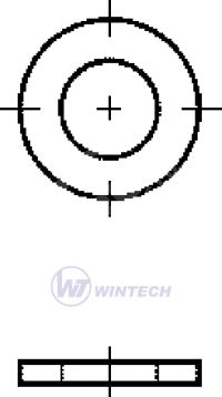 Podkładka DIN 125 A M18 /19,0 ZAR / opakowanie 250 szt.